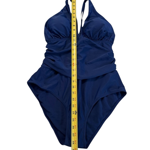 You Dian Navy Blue One Piece Bathing Suit Size XL NWT - Picture 11 of 16